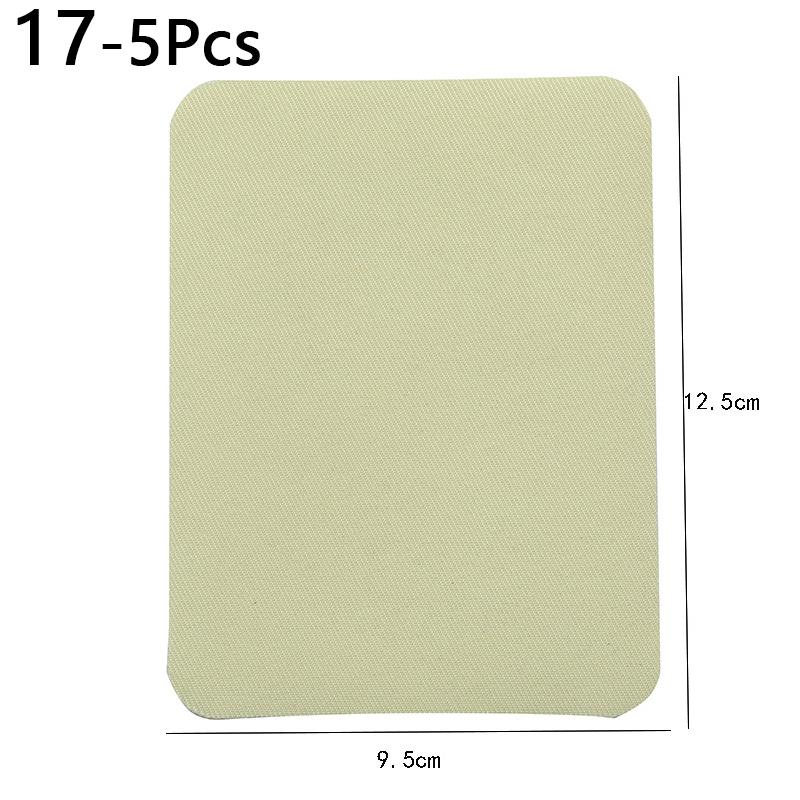 Buy 5PCS Handmade Patch For Clothing Repair Kit Solid Color Fix Rips