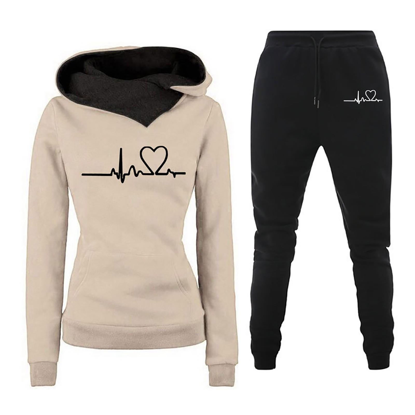 

Женский однотонный спортивный комплект с капюшоном и длинными рукавами, домашние брюки, комплект для бега S хаки