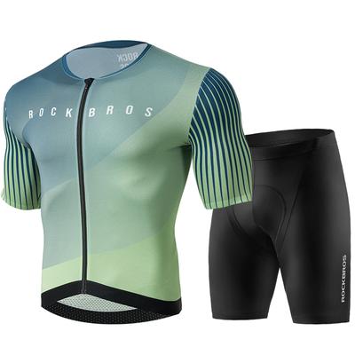 Conjunto de Maillot de Ciclismo de Verano 2026 Hombres MTB Camiseta Pantalones Cortos Pantalones con Cremallera YKK Ropa Deportiva Transpirable Conjuntos de Maillot para Bicicleta