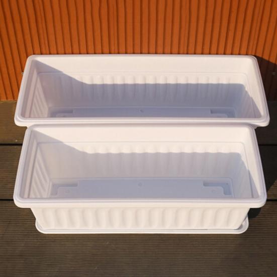 Kvetináč Príslušenstvo k kvetináčom proti vyblednutiu proti slnku s hustým odtokom