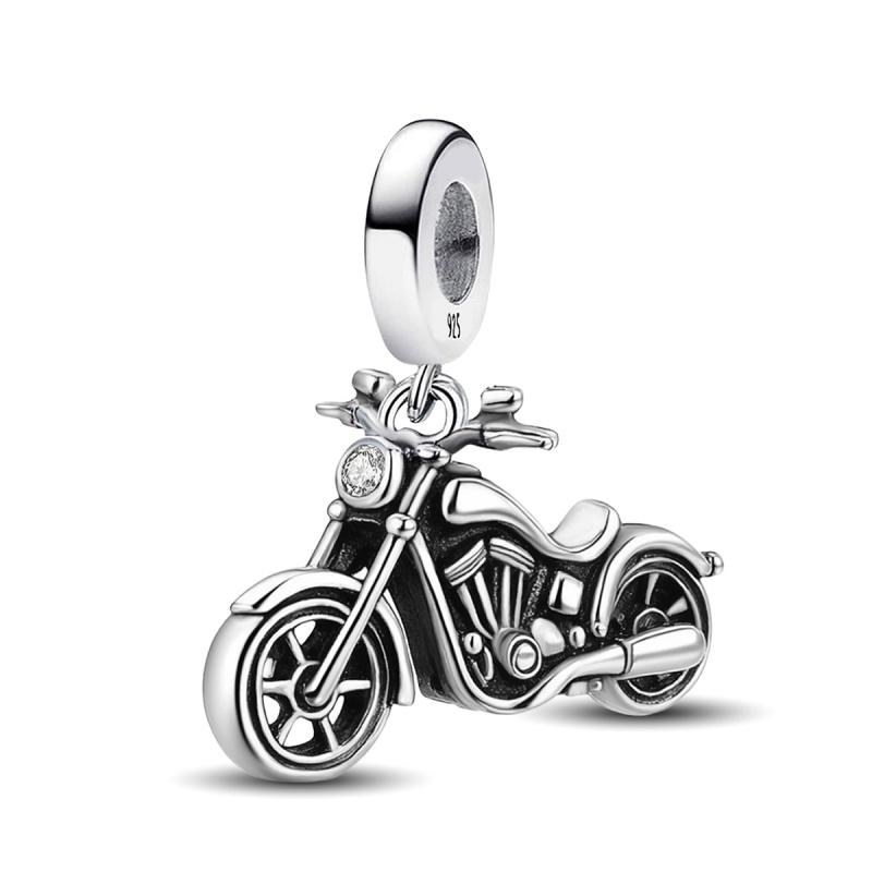 

Copper Cute Crown Ship Bus Motorcycle Jeep Charms Bead Fit Diy Bracelet Bangle Making Gift Of High Quality Jewelry