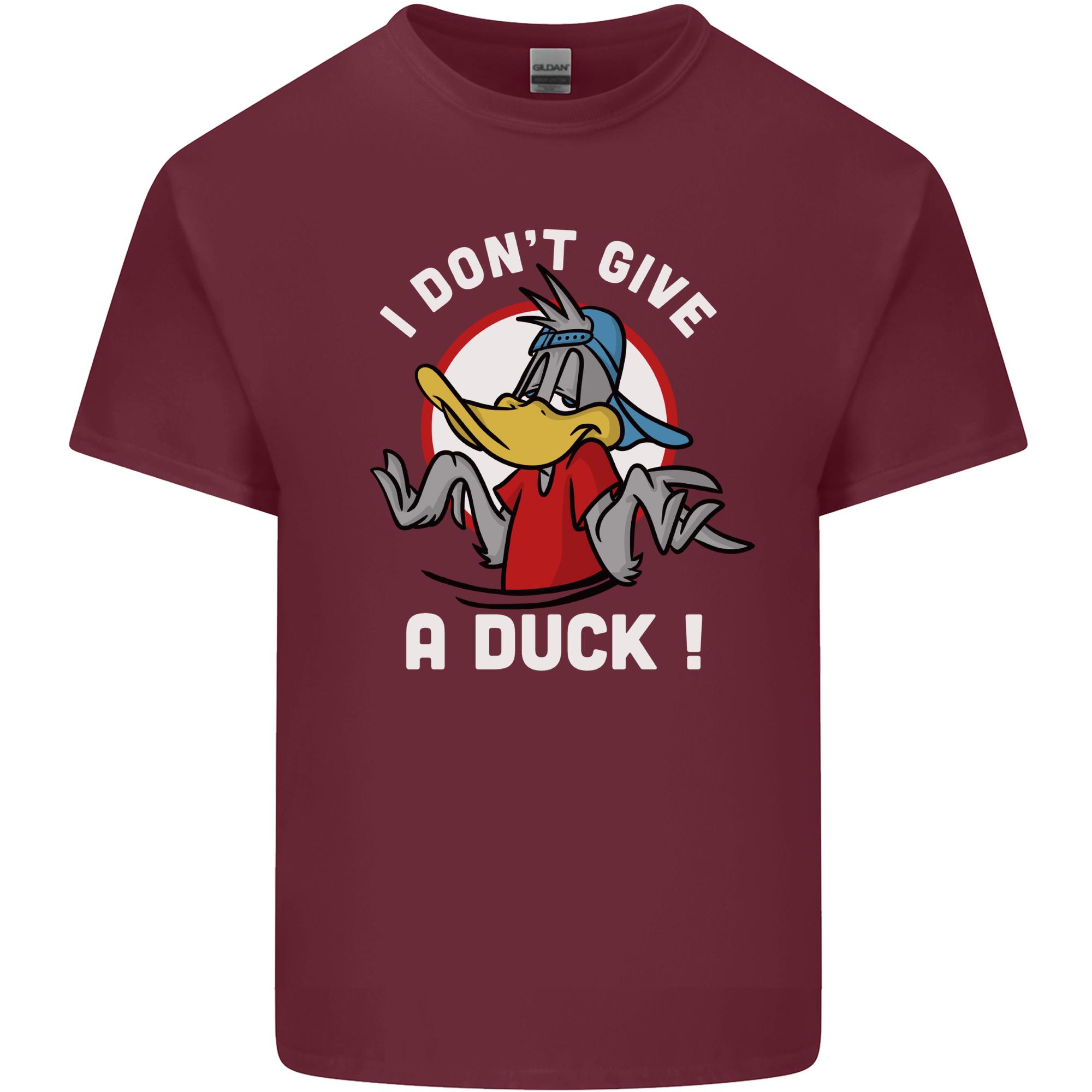 I Dont Give a Duck Funny Offensive Joke Rude Unisexs Light Cotton TShirt S