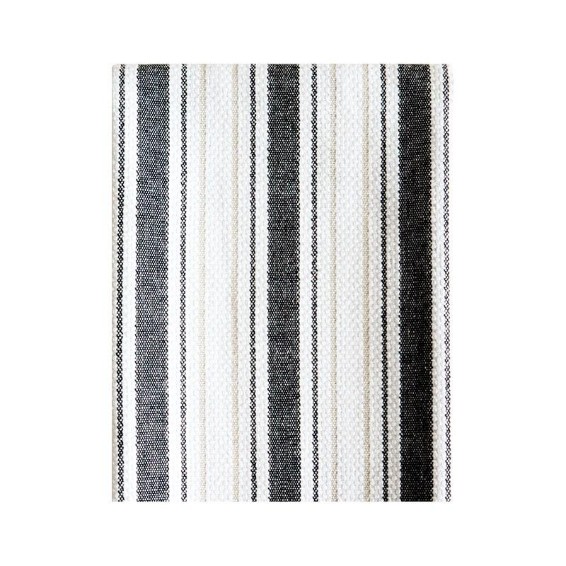 

1Pc 45x65cm Cotton Color Woven Classic Striped Home Kitchen Tea Towel Scouring Pad Dishwashing Cloth чорний