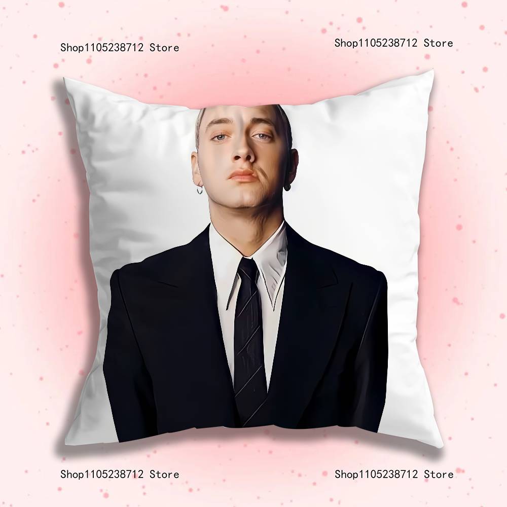 Rapper Singers E-Eminems Pillow Case For Sofa Decor Car Office Room Printing Cushion Cover Decorations and Protector