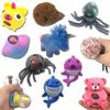 Hot! Silicone Vent Decompression Toy Cartoon Animal Ball Stress Relief Colorful Fun Toys