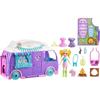 Mattel Polly Pocket Glamper Van Camper with Doll and Accessories JCC32