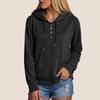 Women's Long Sleeve Hoodie Pullover Button Up Hoodie Casual Solid Color Casual Hooded