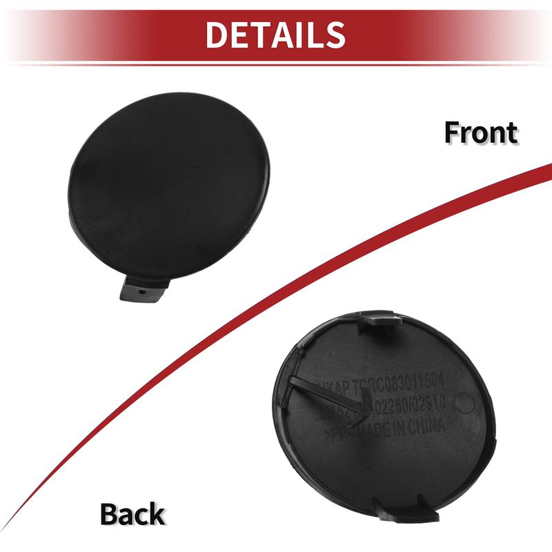 UXCELL Left Front Car Tow Hook Cover Cap for Toyota Highlander 2008-2010 No.521280E030