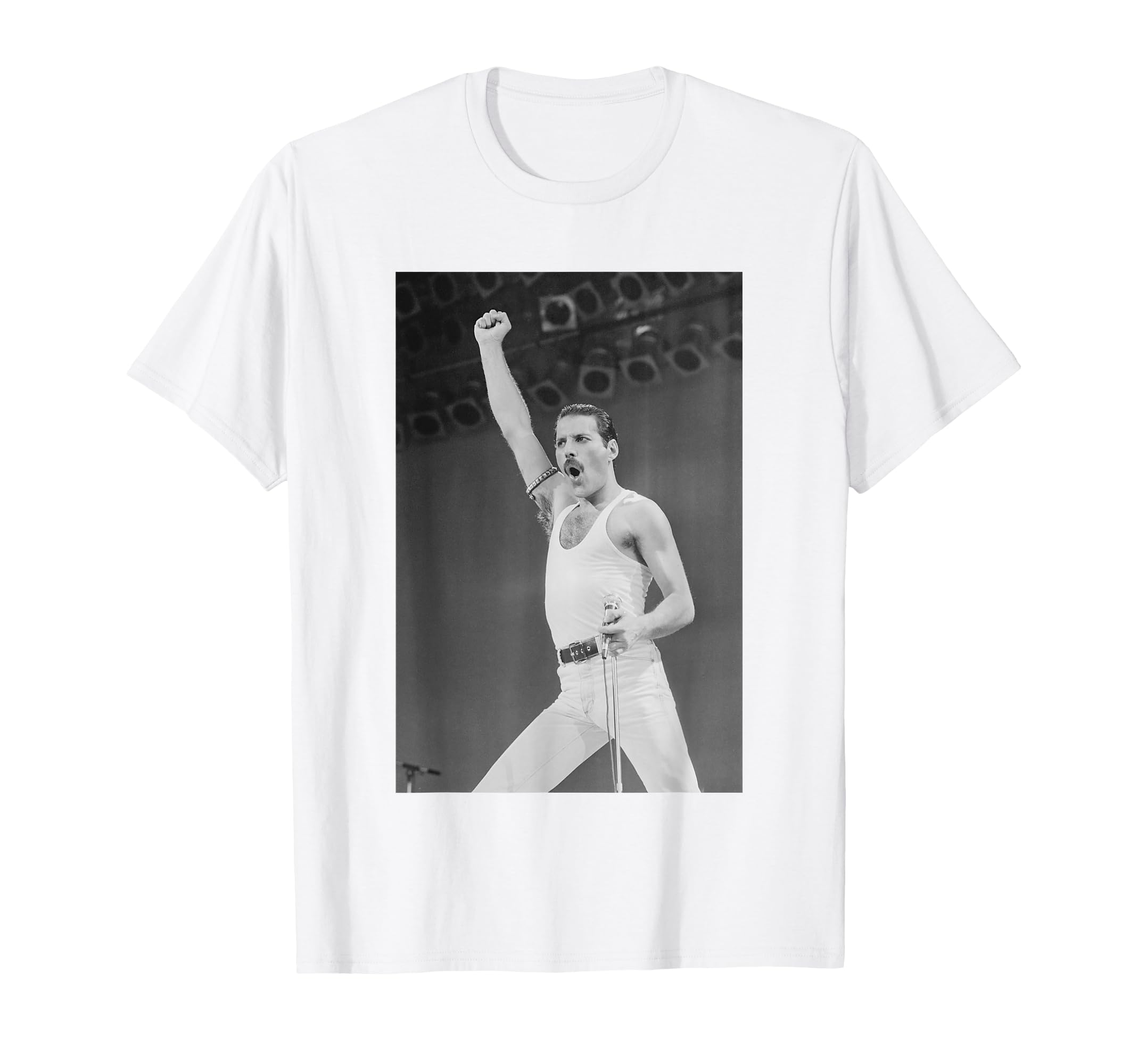 Queen Live Aid Freddie Mercury Wembley Stadium 1985 T-shirt