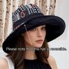 Fisherman Hat Spring Summer National Style Reversible Sun Hat Travel Versatile Cap Women'S Face-Covering Influencer Beach Hat