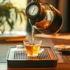 MENDASHI Time Imprint Platinum Braising Tea Pot & Cup Set