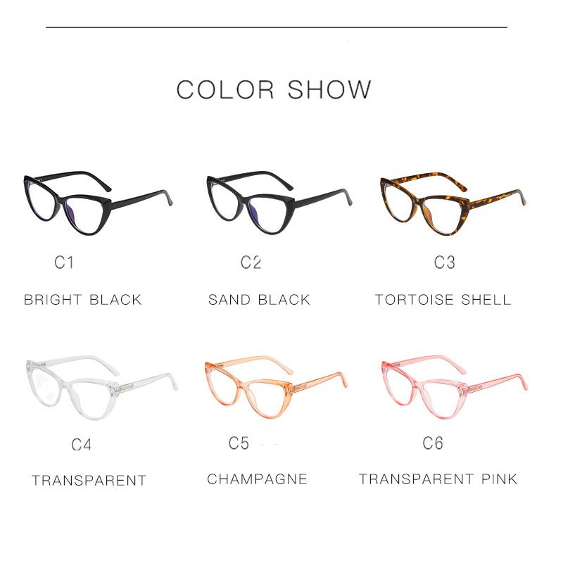 Anti-Blue Light Glasses Sexy Sweet Cat Eye Eyewear Women Men Luxury Eyeglasses Blue Light Blocking Man Lady Computer Eyeglas