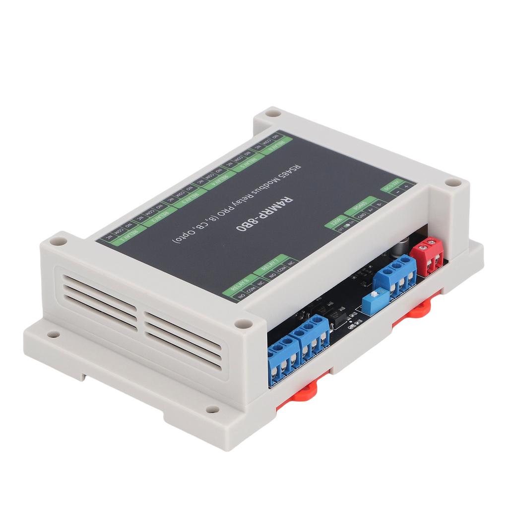 8 Channel Industrial Analog Acquisition Module, OptocOuperier RTU Isolation Module Support 485 Interface with Resistance Dipping