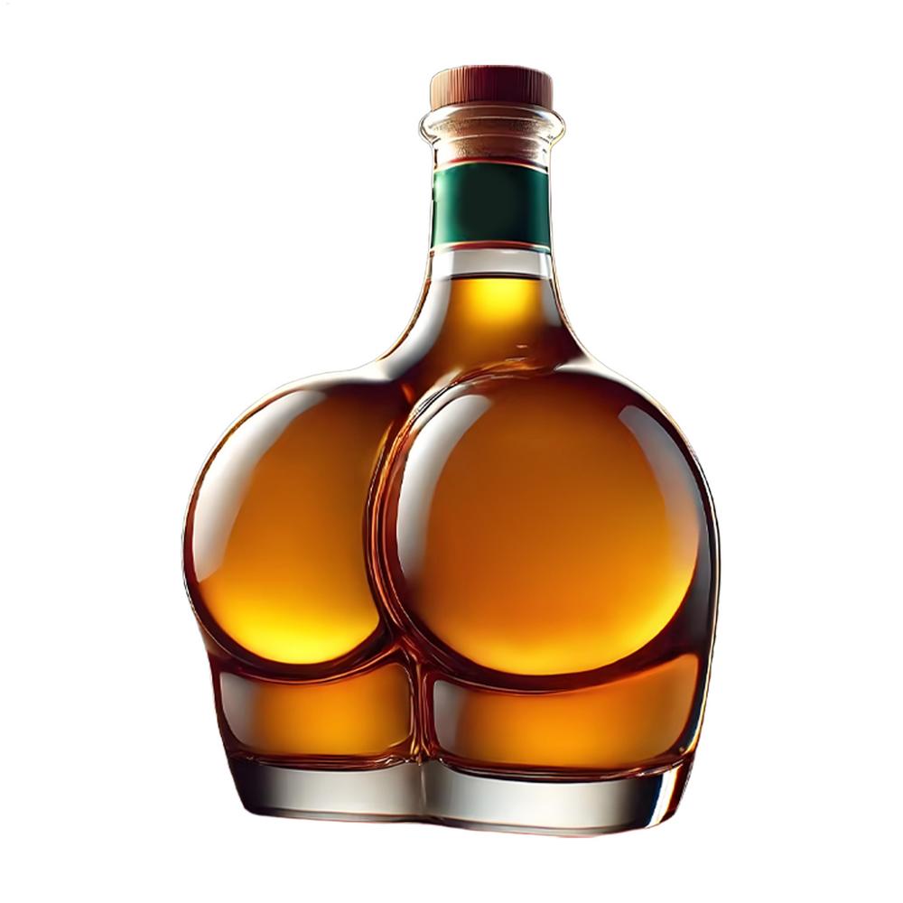 Creative Whiskey Bottle Decanter Realistic Novelty Glass Jug Liquor Bottle Whiskey Wine Brandy Scotchs Bourbon Vodka Decanter