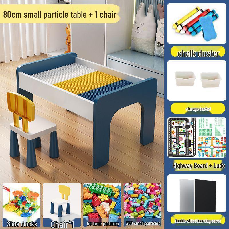 

Великий Багатофункціональний Дерев яний Стіл-Конструктор для Дітей Limited time gift