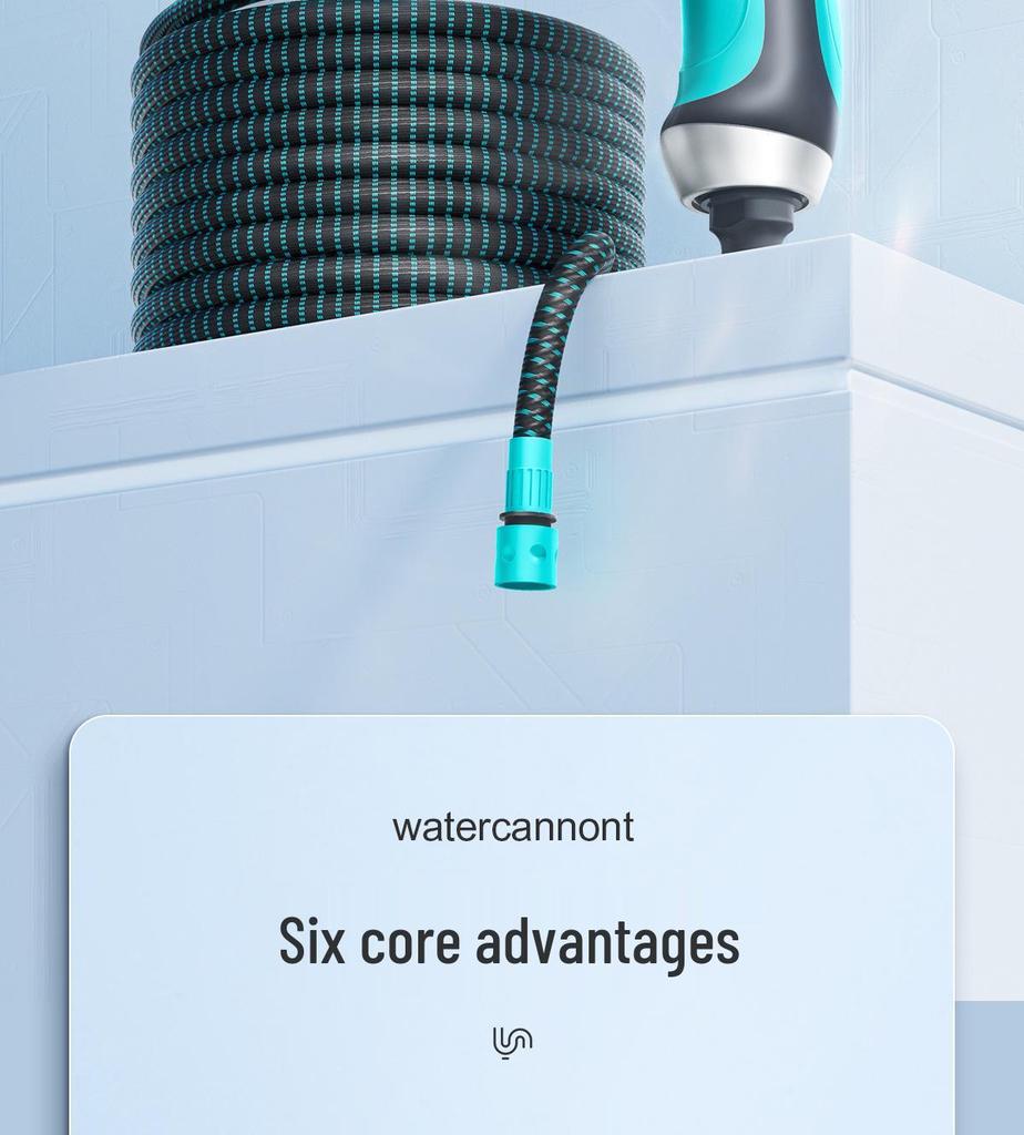 High-Pressure Water Gun: Garden Sprinkler & Floor Cleaner with Telescopic Hose