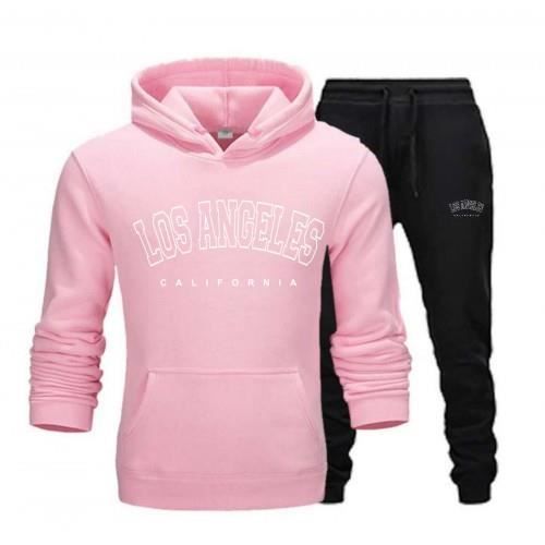 Jogging enfant Fille - LOS ANGELES - Rose - Respirant - Taille élastiquée - Multisport