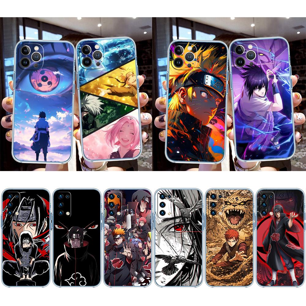 Anime Naruto Uzumaki Transparent Phone Case for Samsung Galaxy A04 A04S A14 A23 A34 A54 M23 M33 M52 M53