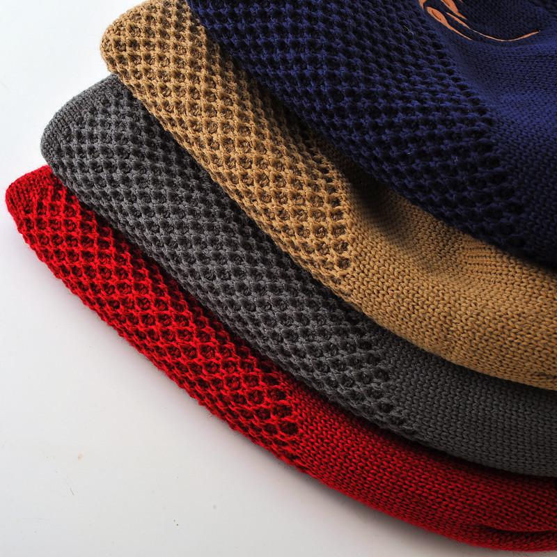 Unisex Warme Strickmütze – Winddichte Herbst/Winter Wollmütze für Outdoor-Aktivitäten