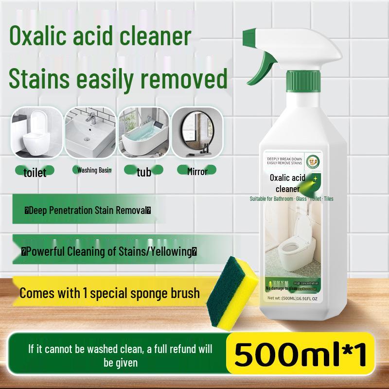 Hochleistungs-Fliesen- und Toilettenreiniger auf Oxalsäurebasis: Leistungsstarker Flecken- & Vergilbungsentferner