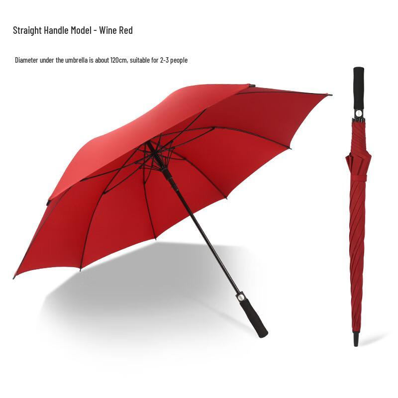 Nanjiao Windproof Carbon Fiber Straight Handle Golf Umbrella