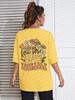 Love Yourself Grow Wantonly Cotton Prints Woman T-Shirt Essential Daily T-Shirt Personality Funny Short Sleeve Oversized Tshirts