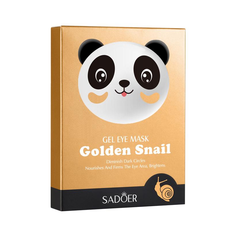 

Panda eye mask sticker 7.9g * 7pcs plant fruit hydrating and moisturizing eye mask Golden snail 7.9g*7pcs
