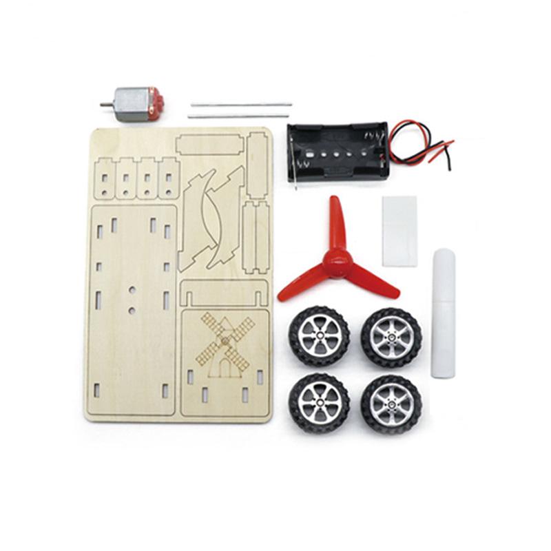 DIY Wind Off-road Vehicle Car DIY Science Experiment Kit & Education Model Toy For Children Gift Toy Project