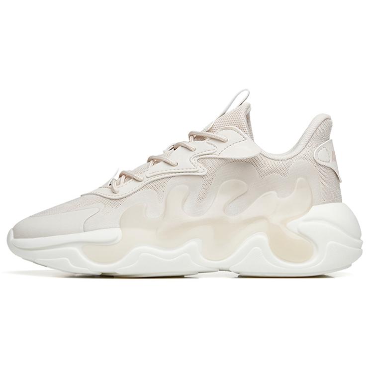 

New Anta Life Collection Cushioning Anti Slip And Wear Resistant Low Top Casual Shoes Women s Beige 122238842S-3 40