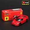 Bburago Série Ferrari Multiples Styles Sp3 F50 F12Tdf 488Gtb Laferrari Modèle de Voiture Collection Cadeau de Noël pour Enfants Jouets Pour Garçons