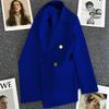 Women's Green Slim Fit Suit Jacket - Trendy Spring 2025 Street Style