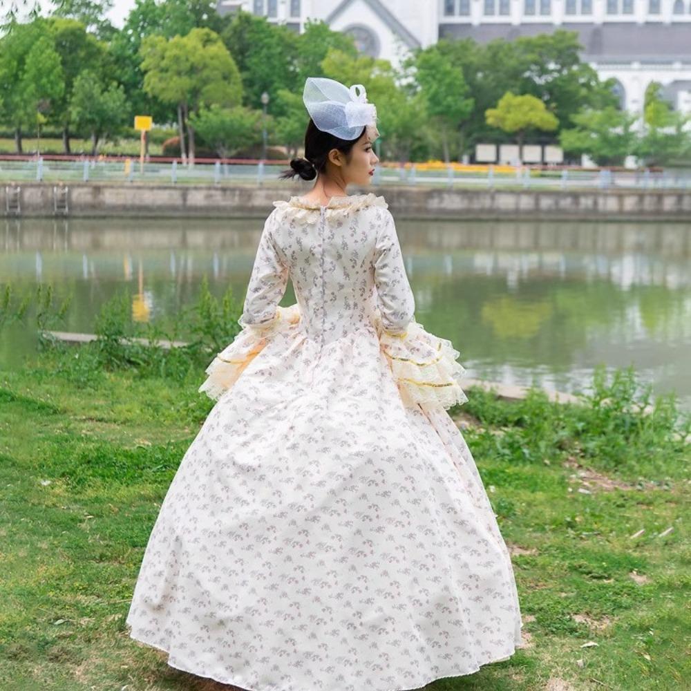Medieval Retro Palace Dress, Princess Victoria Dress, Stage Dress, Catwalk Dress