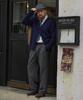 Geonjiulleunseu Button V-Neck Wool Cardigan - Navy