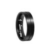 European and American Fashion Titanium Steel Zirconia "I LOVE YOU" Couple Rings