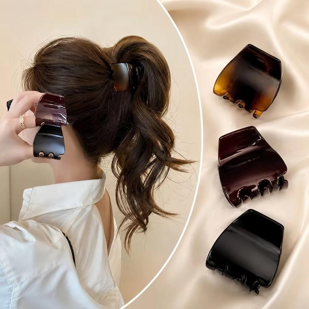 Matte Shark Clip Long Lasting Styling Back of The Head Clip Hair Accessories