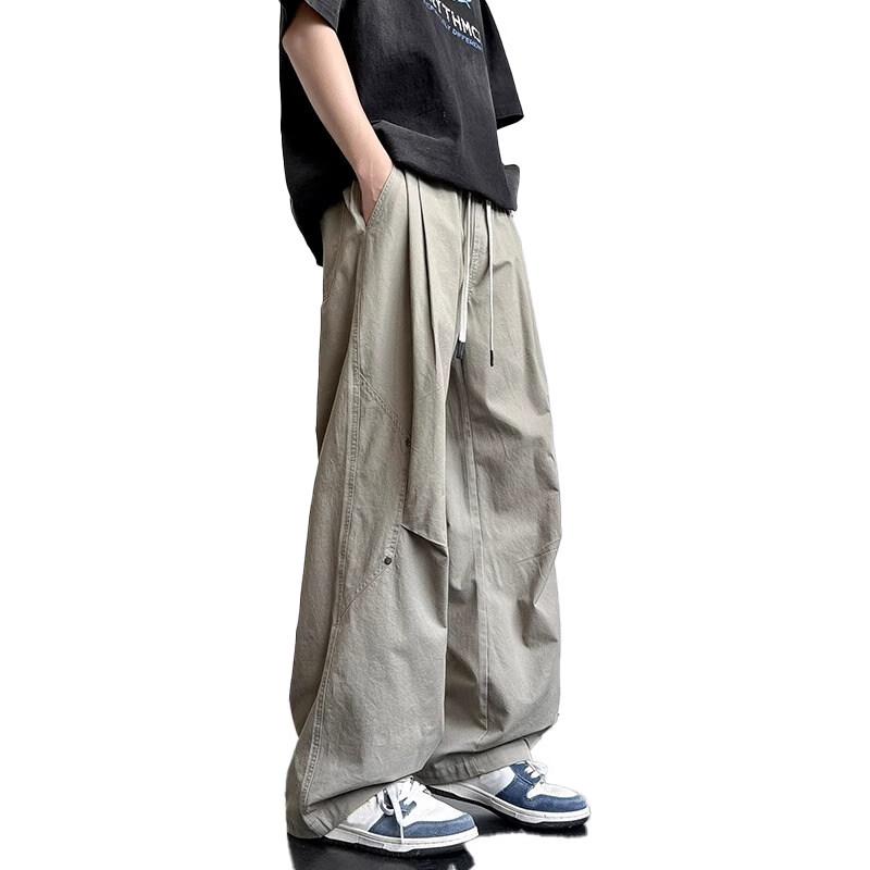 Yalu Men's Cotton Casual Straight Leg Cargo Pants