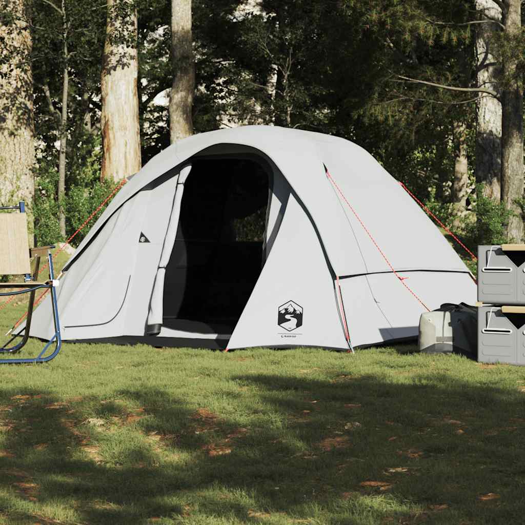 4 Person Camping Tent White Blackout Waterproof