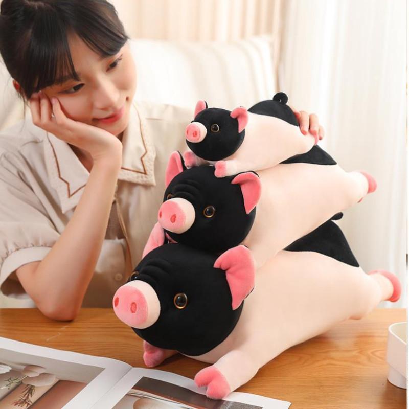 Adorable Cartoon Animal Plush Pig Pillow Soft Toy Perfect For Kids Birthday Gift