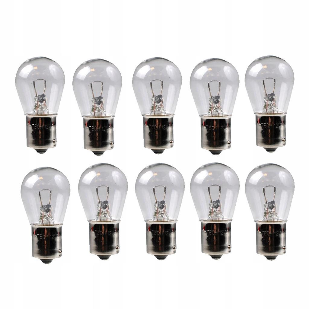 Bulbs P21W 17506 12V 21W BA15s -TECH 10 pieces
