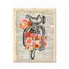 Órgãos Humanos Arte Floral Pintura em Tela Vintage Imagens de Anatomia Médica na Parede Pôsteres Cuadros Decoração de Parede Clínica Hospitalar