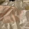 Lady Summer Simple Lovely Fresh Small Broken Flower Ear Side Pure Cotton Crotch Breathable Comfortable Briefs
