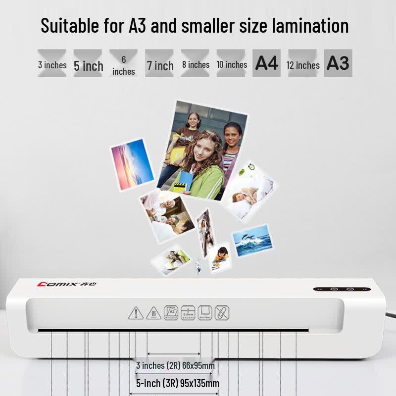 COMIX F9016B A3/A4 Photo Laminator CN plug (adapter included)