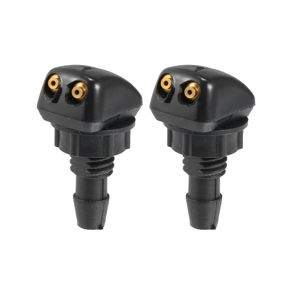 ACROPIX Windshield Washer Nozzle Universal Windshield Sprayer Nozzle Black 2pcs
