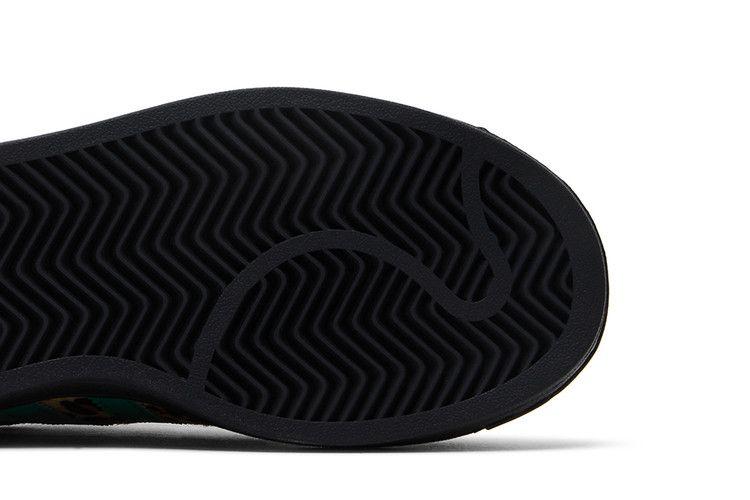 Women's Sneakers Adidas Superstar Black Green Leopard (Women's) Core Black/Court Green/Gold Metallic