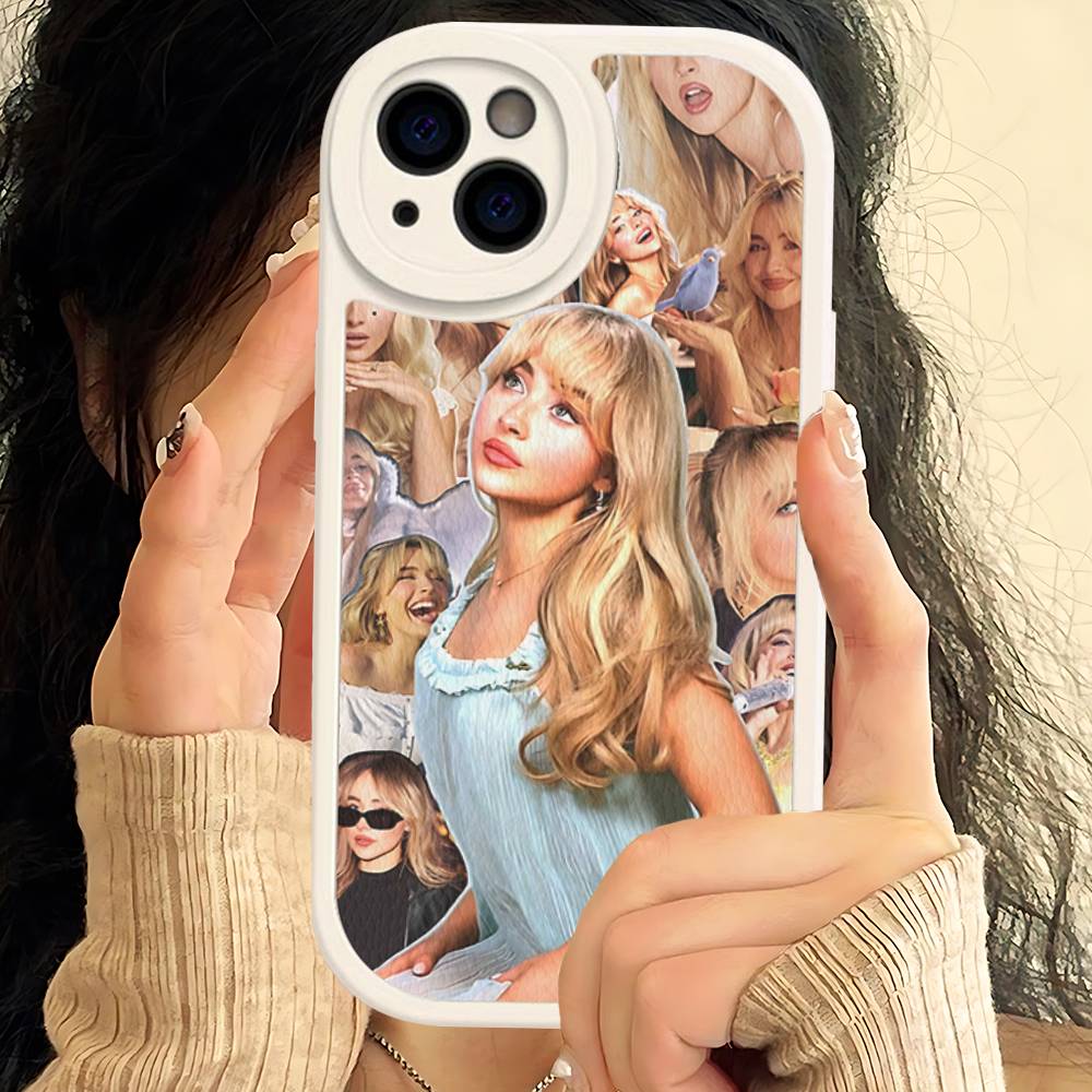 Singer S-Sabrina C-Carpenter Phone Cover For IPhone 11 12 13 14 15 16 Pro Max Mini Plus Soft Leather Case