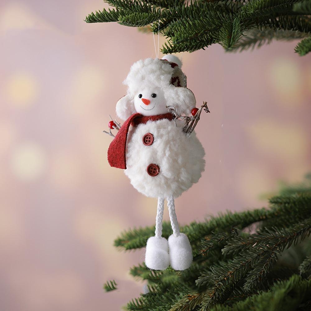 Cute Christmas Snowman Pendant Soft Christmas Tree Decorations  Home Xmas Decoration