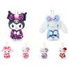 Cinnamoroll, My Melody & Kuromi Kimono Plush Keychain Doll Set