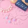 500 Pcs Transparent Clear Cabochon Pendants Flat Pad Pendants Bails  for Jewelry Pendant Making