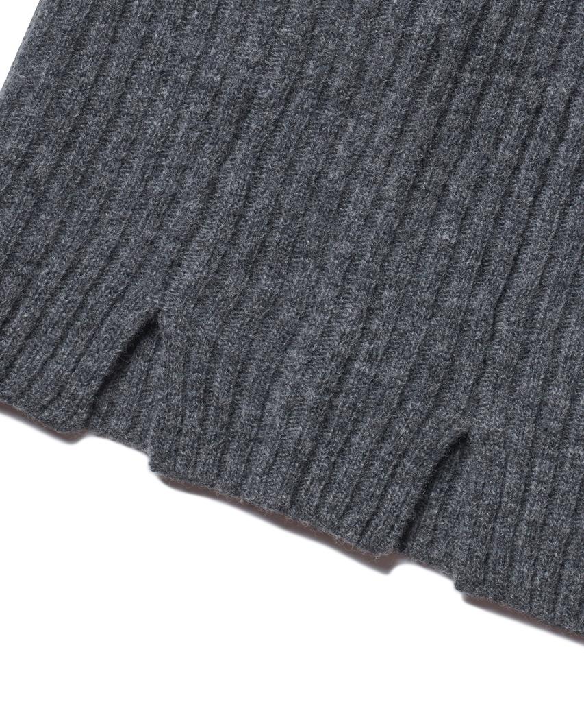 Musinsa Standard Lambswool Knit Balaclava [Medium Grey]