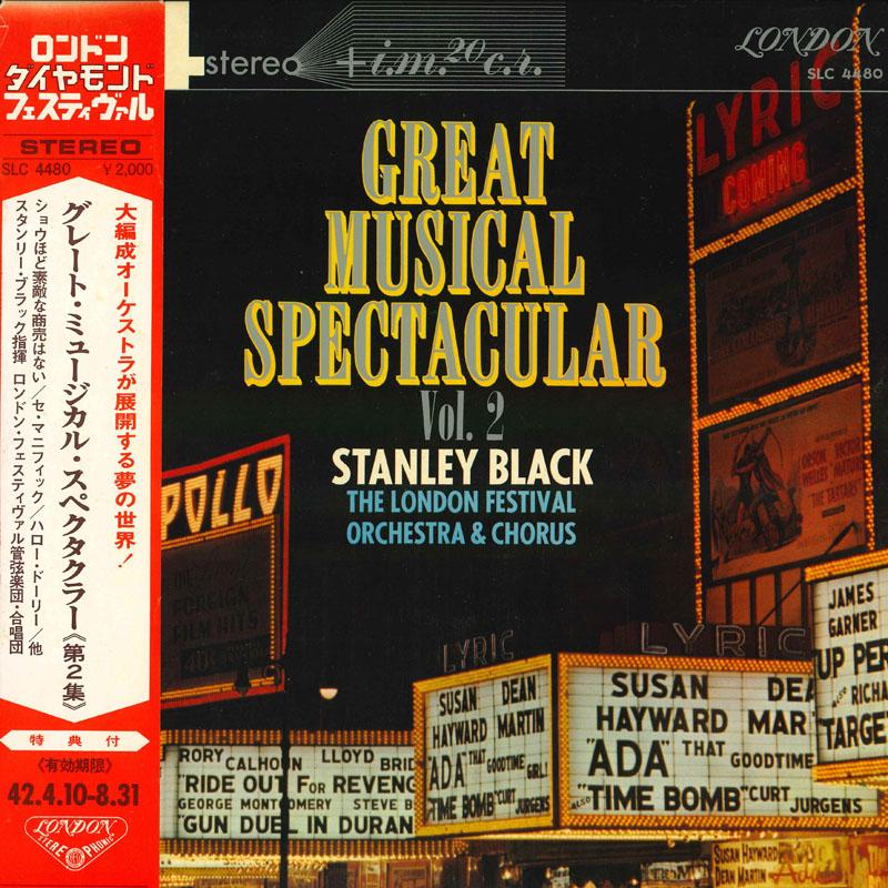 LP Record STANLEY BLACK - Great Musical Spectacular Vol2 SLC4480 LONDON 1967 Japan Obi New Age & Easy Listening Used